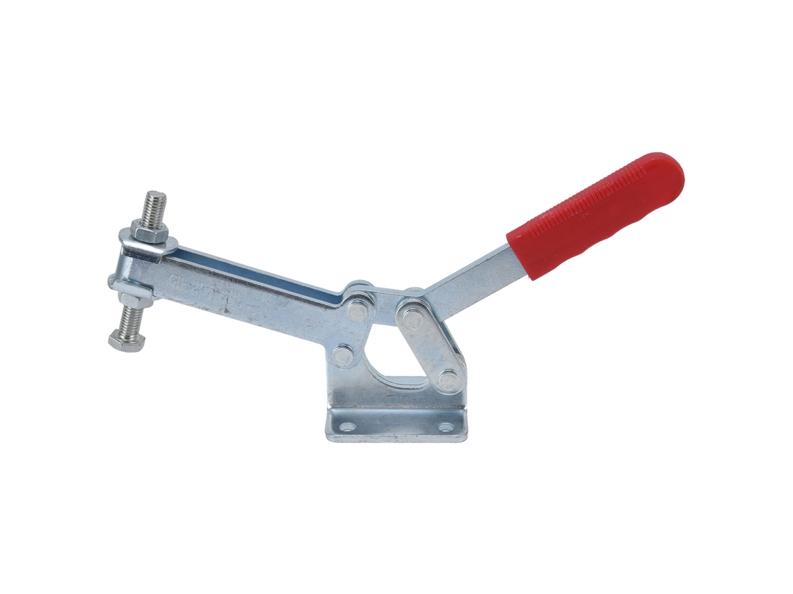 Abraçadeira toggle horizontal de alta força 630kg liberação rápida para marcenaria e soldagem
