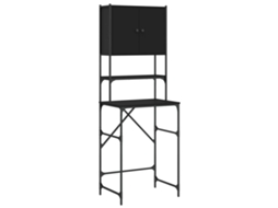 Armário Máquina de Lavar Roupa VIDAXL Preto 68X48 5X194 Cm