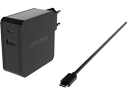 Carregador Portátil MITSAI (Usb-C+A - 45W - 20V)