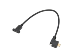 Aetheria cabo Tipo C para Tipo C Usb3.1 10gbps 5a 4k 16+1 Núcleos Dourado 0.3m Macho para Macho