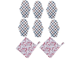 8pcs Absorventes Higiênicos Allinless