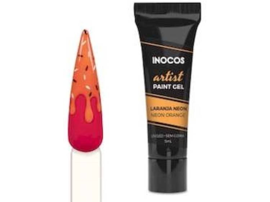 Paint gel INOCOS Orange Neon (5 ml)