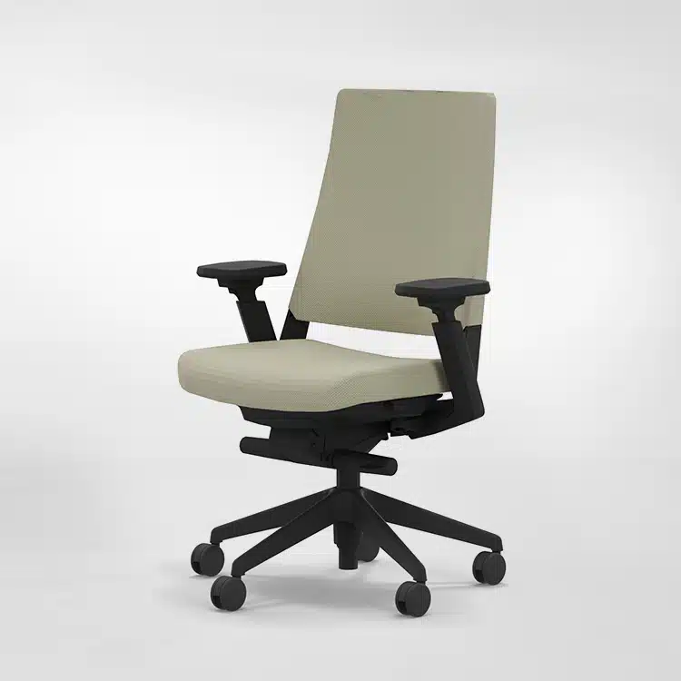 Cadeira Escritorio Executiva Ergonómica FORMA 5 Kineo Vanila Qualidade Superior
