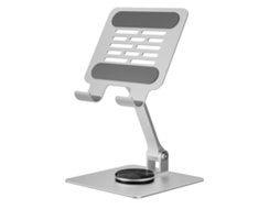 Suporte Para Tablet De Aço Carbono Dobrável Com Rotação De 360° E Recurso De Resfriamento