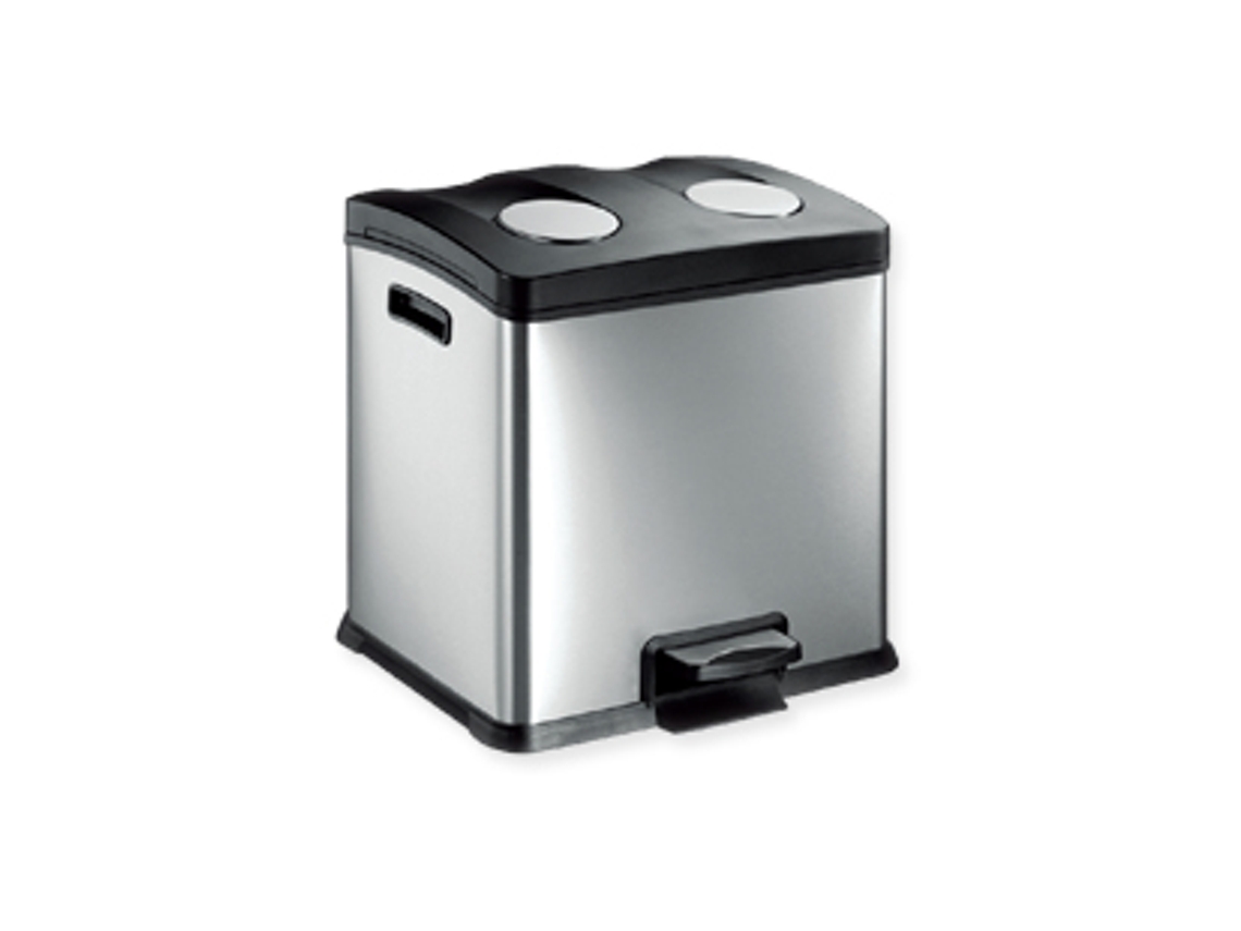 Caixote do Lixo EKO - EUROPE VB 9228 (24 l - Preto)
