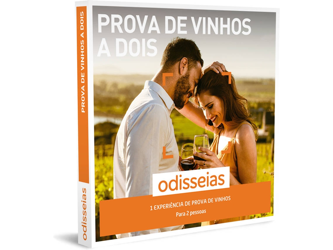 ODISSEIAS Pack Presente - Prova de Vinhos a Dois | Experiência para 2 pessoas
