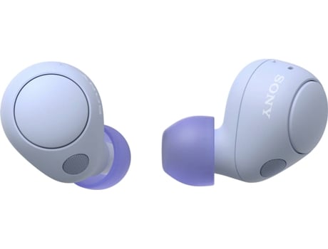 Pré-venda Auriculares Bluetooth True Wireless SONY WFC700NV (In Ear - Microfone - Roxo)
