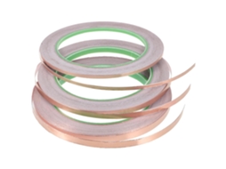 Fita Adesiva Condutora De Cobre, 3 Peças, Dupla Face, Resistente Ao Calor, Autoadesiva, Larguras De 3mm, 5mm E 6mm X 20 Metros