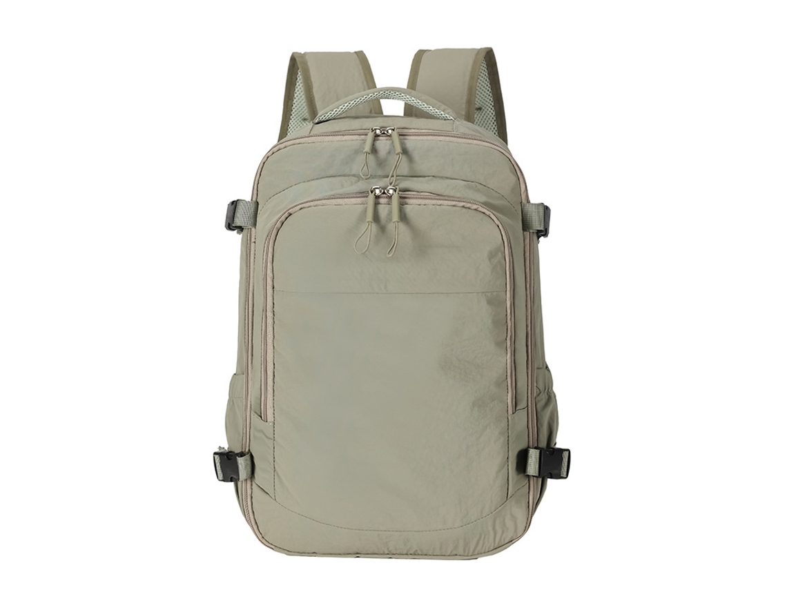 Mochila (verde Militar), Grande Capacidade, Adequada Para Viagens Curtas, Multifuncional.