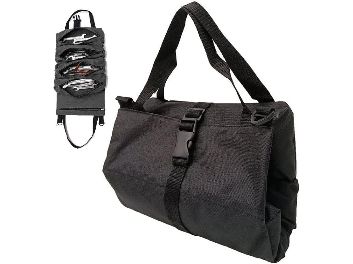 Bolsa De Ferramentas Enrolável, Organizador De Ferramentas, Bolsa De Ferramentas Com Zíper Para Pendurar, Bolsa De