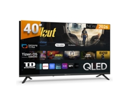 Smart Tv 40 Polegadas Qled Com Samsung Tv Tizen Os 8.0. Televisores 2026 - Td Systems Prime40qc22tizen