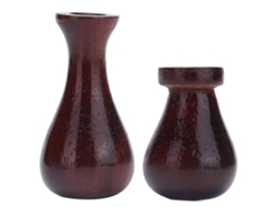 Mali vaso Miniatura Mogno 1:12 Casa de Boneca Decoração Arranjo Floral Retro