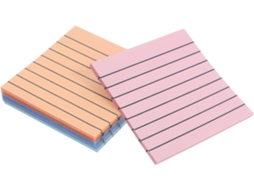 Blocos-notas Autocolantes 6 Cadernetas Em Cor Pastel, 76x76 Mm, Papel Épai, Tampões Adesivos Para Livros