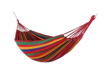 Aa14638-Hammock 280X150Cm Vela 2 Pessoas 200Kg Carga Lazer Pátio Leve Acampamento Vermelho GOTOTOP