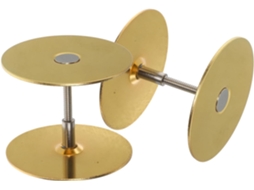 Cabilock Conjunto Com 2 Tampões De Aço Inoxidável Para Orifícios Portas, Ideais Para Trincos E Fechaduras, Para