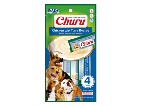 Snacks para Cão CHURU Dog Receita de Frango com Atum (12X4X14 g)