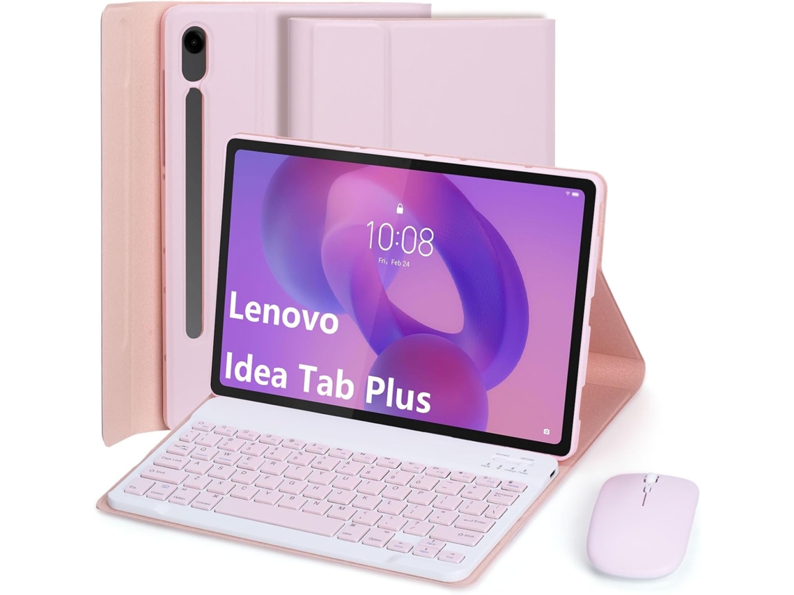 Capa com Teclado Bluetooth ZRUXE para Lenovo Idea Tab Plus 12.1'' com rato | ZRUXE