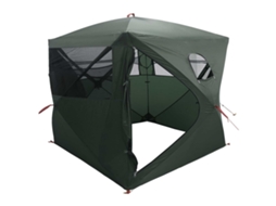 Conjunto 1 Barraca De Caça Vidaxl Verde Poliéster (143 X 143 X 165 Cm)