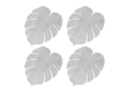 Ensemble de 4 Sousplats En Forme de Feuille Pour Table À Manger NEVEANCE