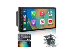 Rádio Carro Double Din, Android Auto Com Carplay, 7 Polegadas, Tela Tocável, 232g, Bluetooth, Receptor Fm. Sygo