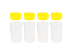 Alimentador de água Primerox para Abelhas, em plástico transparente, com 4 peças, para apicultura.