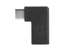 Adaptador Usb3.1 Type C Macho Para Fêmea Ângulo Retto 90 Graus 10 Gbit/s
