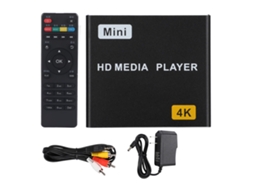 Aetheria reprodutor de Mídia Digital 4k Full Hd Hdmi Usb Spdif para Música e Vídeo em Casa