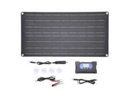 Laxiscreed Painel Solar 25w 12/24v Com Carregamento Rápido 100a Para Sistemas Fotovoltaicos