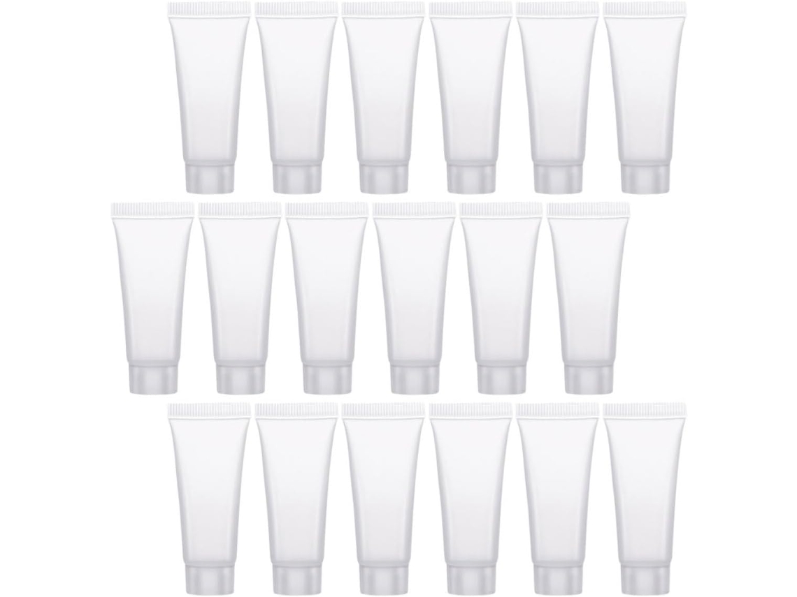 Pacote Com 40 Frascos de Viagem Flexíveis De 10ml, À Vazamentos.