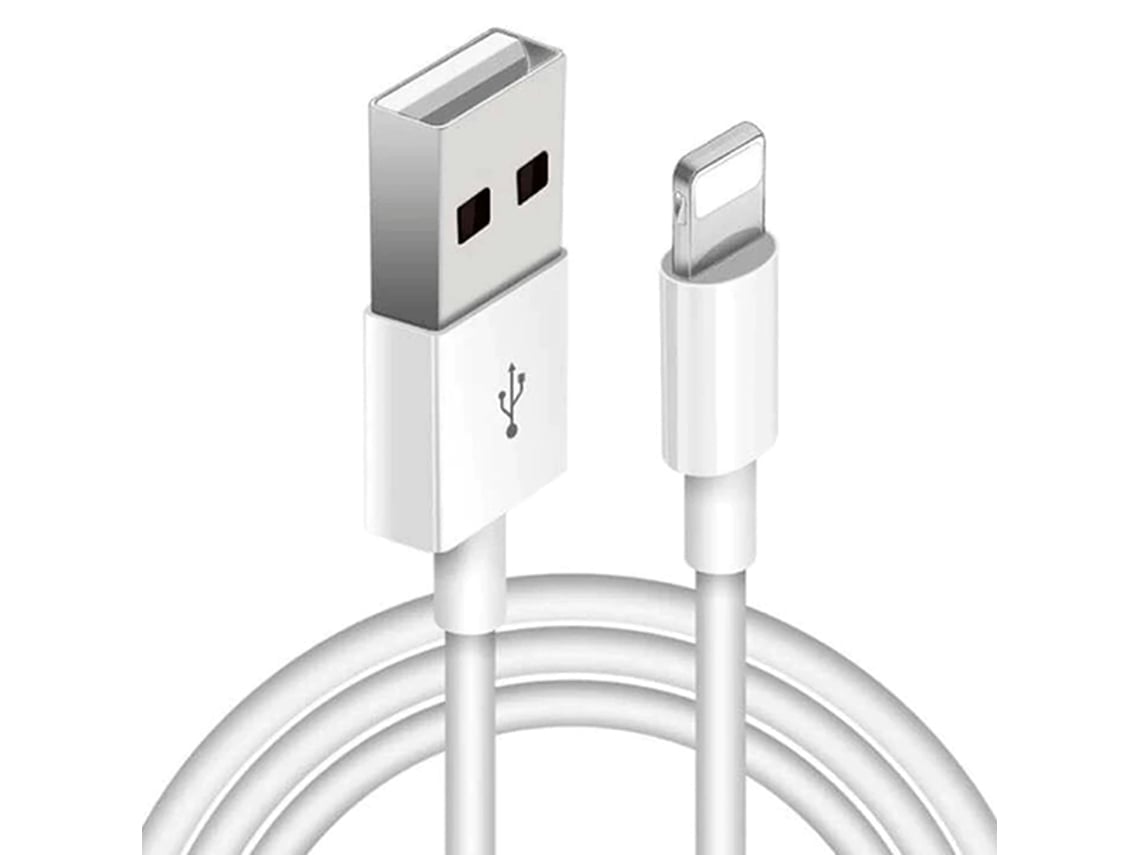 Cabo 100Cm Lightning com Certificado Mfi para Iphone 14 Branco