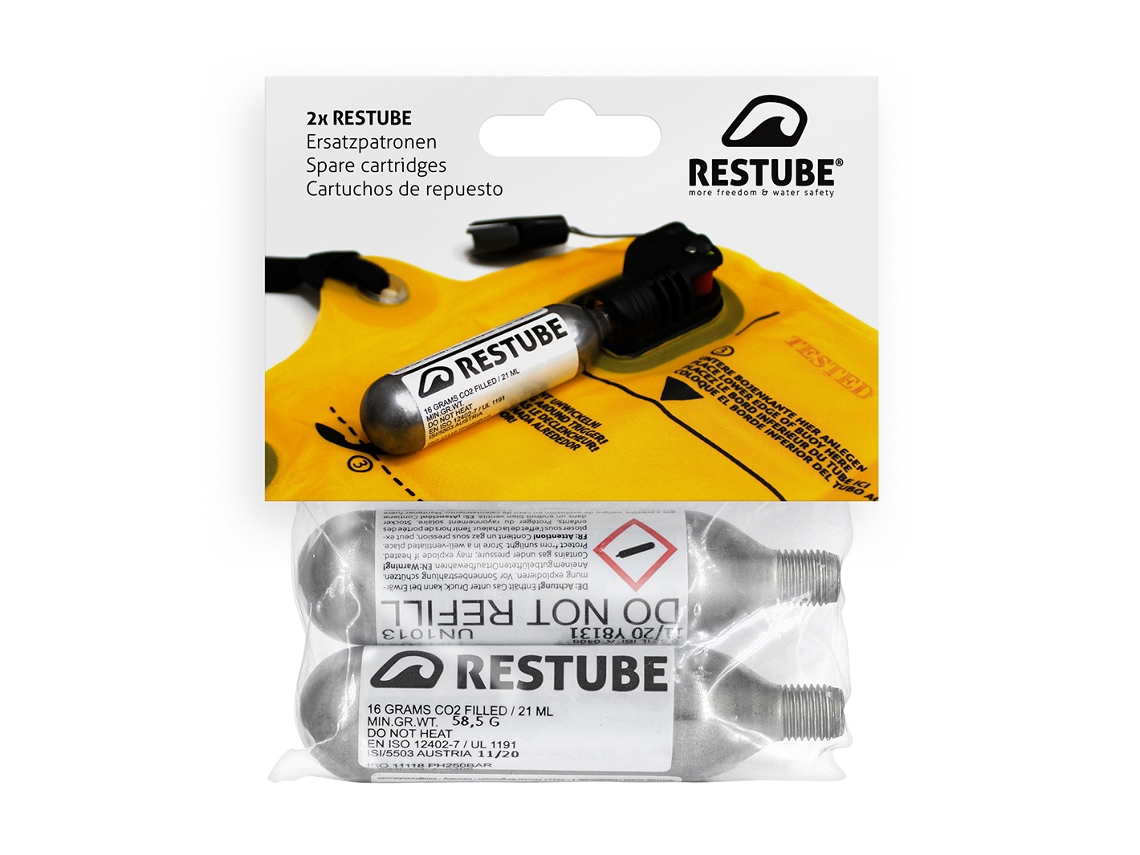 Cartuchos RESTUBE Co₂ 16G 2X