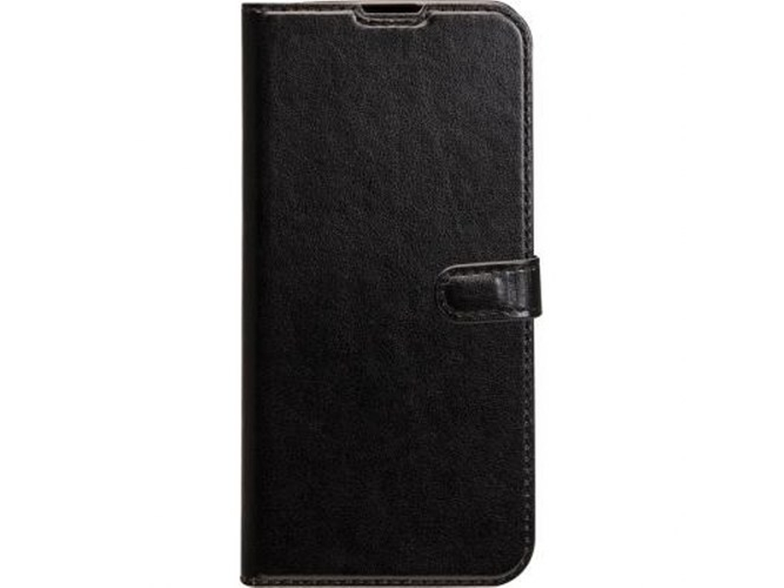 Capa Fólio Aba Fecho Língua para Oppo A15 BIGBEN CONNECTED Plástico Magnética Preto