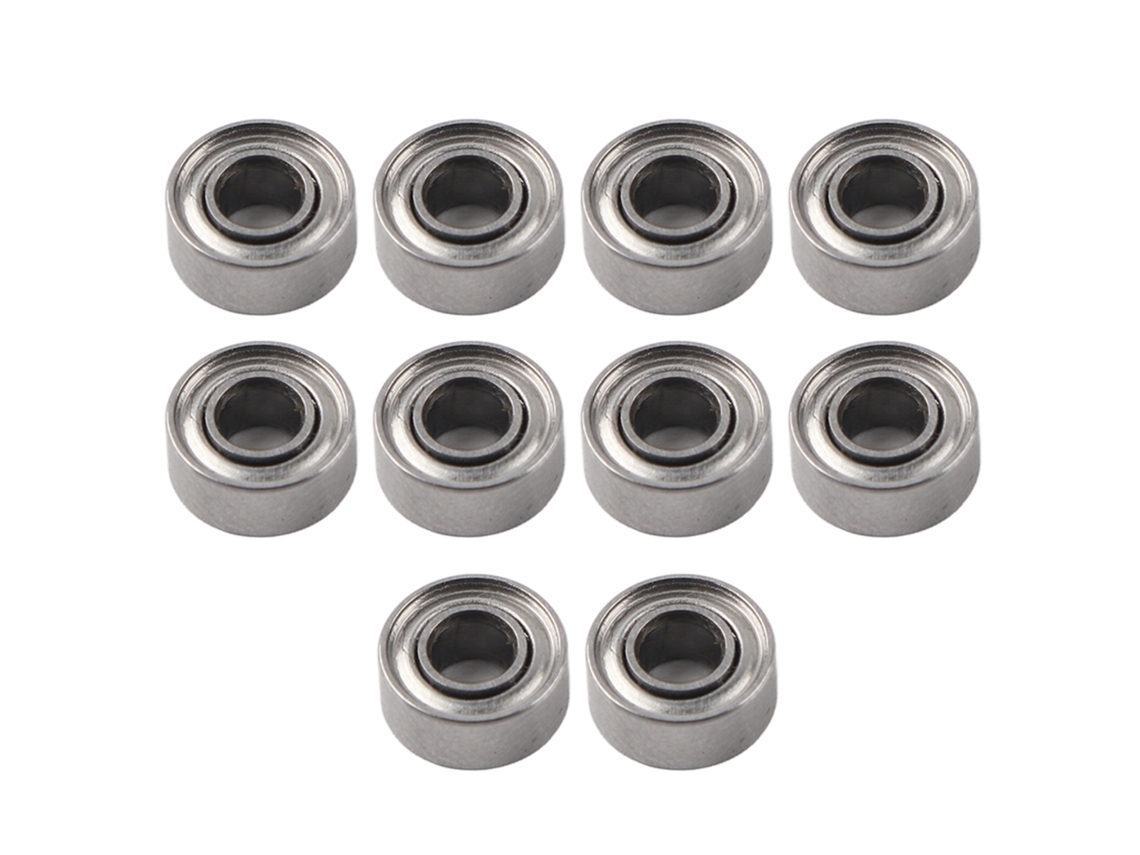10 Peças Rolamento De Bola De Groove Profundo Metal Blindado (683-zz 3x7x3mm)