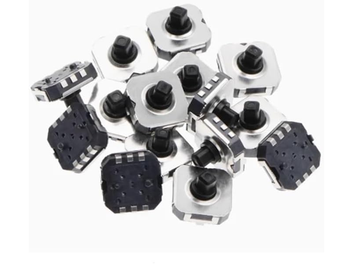 10-interruptores Táteis Smd De Cinco Vias 7x 5mm