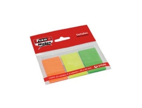 Livro C/24 Blister Marcadores Autoadhesivos 25x43mm 3 Col. Neon De Desconocido (espanhol)