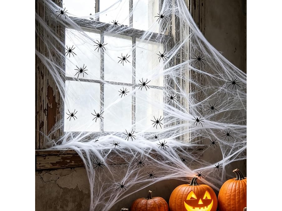 Spider Web 100g Decoração No Exterior