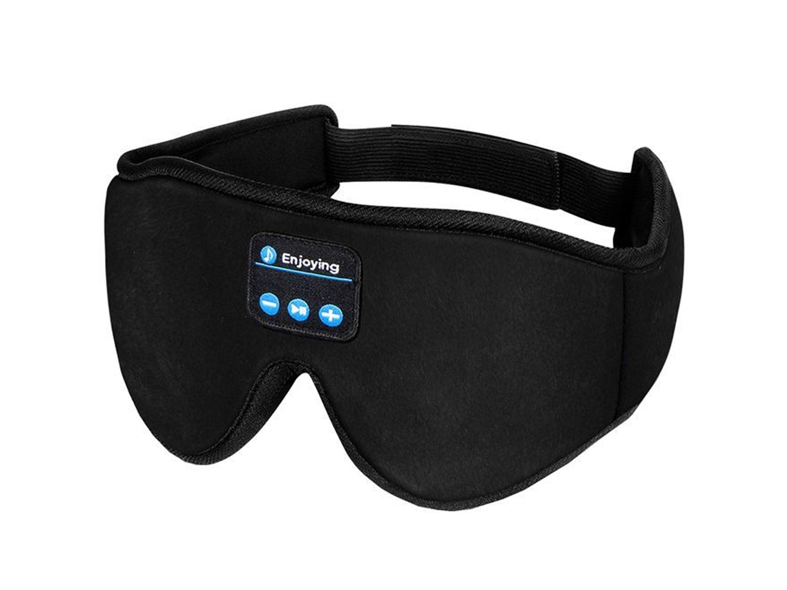 Máscara de Dormir 3d com Bluetooth, Som Estéreo Hd, Fones de Ouvido Sem Fio para Quem Dorme de Lado AQUAFORGE