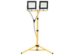 Refletor Led, 100w, 2 Díodos, Branco Frio, Para Destaque Em Teto, Jardim, Fachada Ou Áreas Exteriores