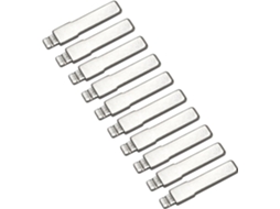 Pacote com 10 Controles Remotos de Metal em Branco para W168 W124 W202 Hu39 SFUSHOS