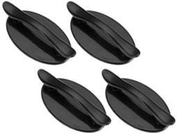 Puxadores Autoadesivos, Sem Necessidade De Furar, 4 Peças, Abs Preto