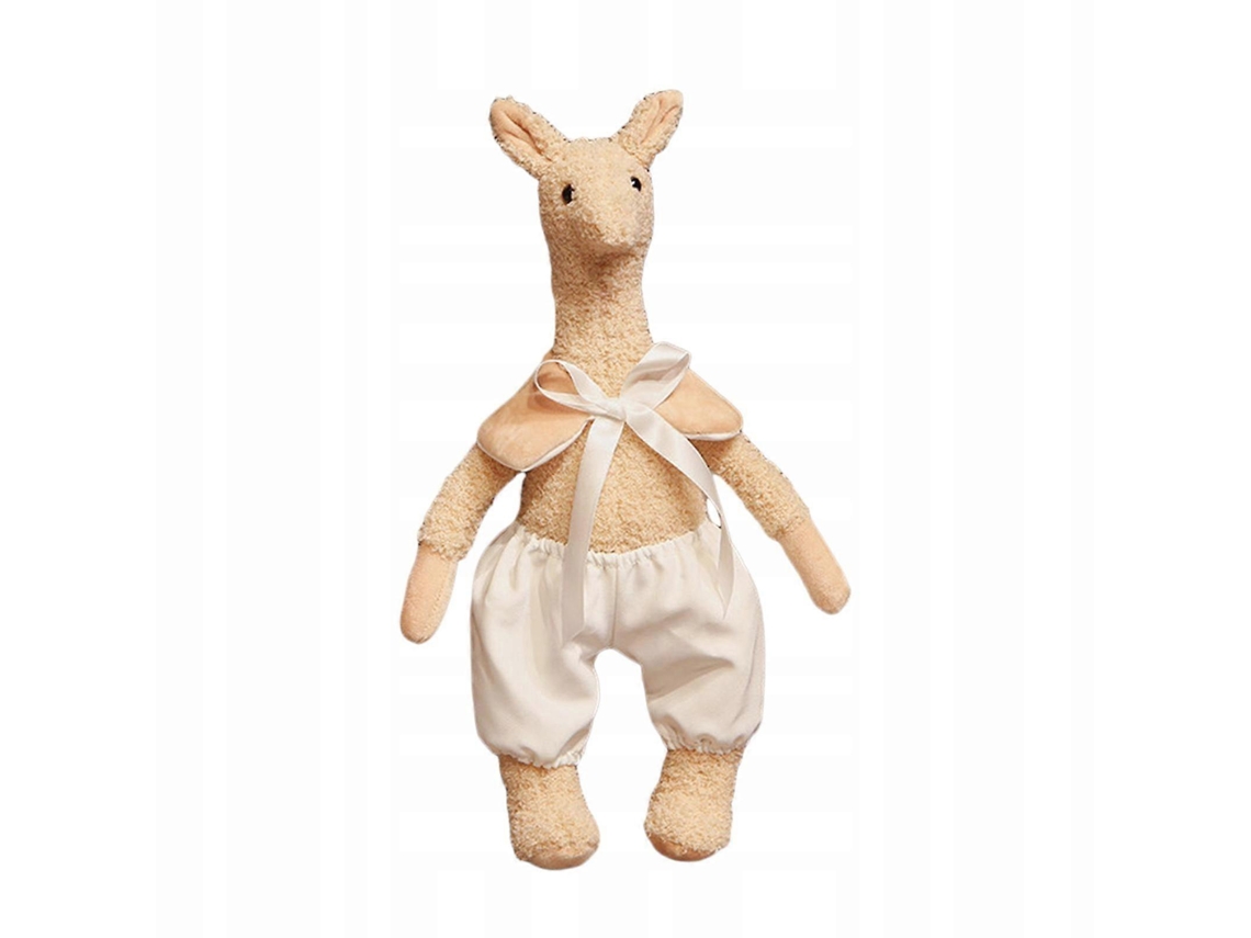 Boneca Girafa Recheada Animal De Pelúcia Alpacas Marrons