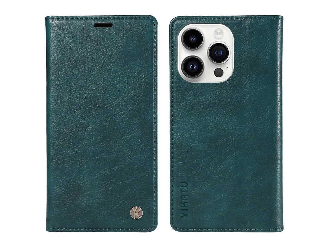 Capa Protetora Textura Lichia Para Iphone 14 Pro Veanxin Pele Bege