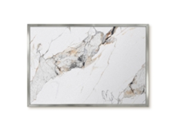 Quadro de parede magnético cinza Elegance para escritório Espelharte (60x40 cm)