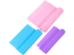Conjunto De 3 Faixas Elásticas Antiderrapantes Para Yoga, Ideais Alongamento, Flexibilidade E Exercícios