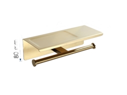 Suporte de Papel Higiénico XGF Dourado
