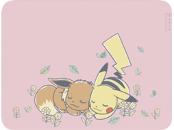 Tapete para Rato RAZER Gigantus V2 Medium Pokémon Pikachu e Eevee (Rosa)