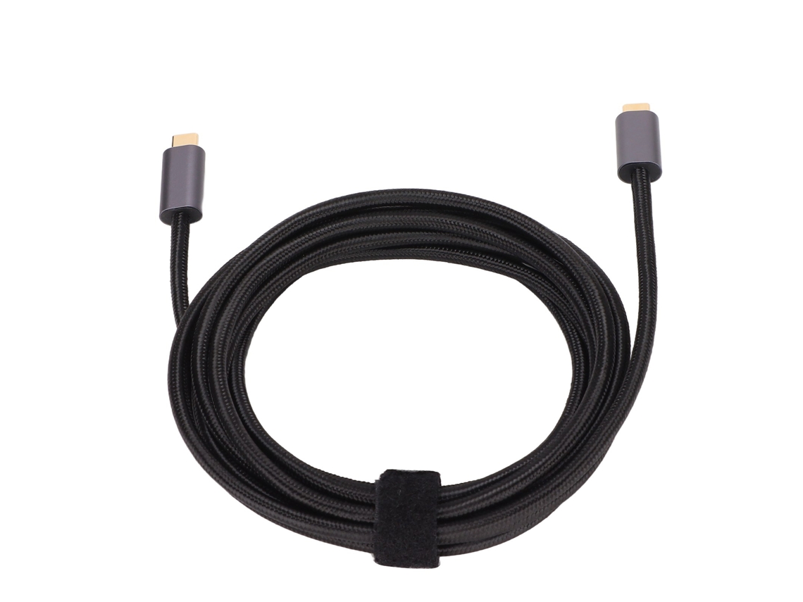 Cabo De Dados Usb3.2 Type-c Macho Para Macho Com Carregamento Rápido De 100w E Transmissão 8k60hz