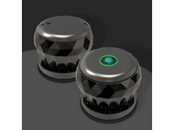 Dispositivo inteligente Primerox com impressão digital e controle por aplicativo.
