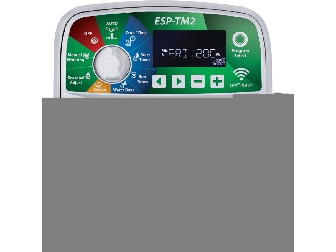 Programador RAIN BIRD ESP-TM2 6 estações externas O programador de irrigação ESP-TM2 é a opção perfeita para instalações residenciais. Oferecer