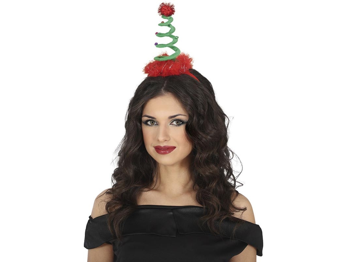Tiara de árvore de Natal em espiral